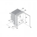 VITRIFRIGO C85iAX FRIGO-FREEZER ACCIAIO INOX CON PIASTRA AD ACCUMULO II