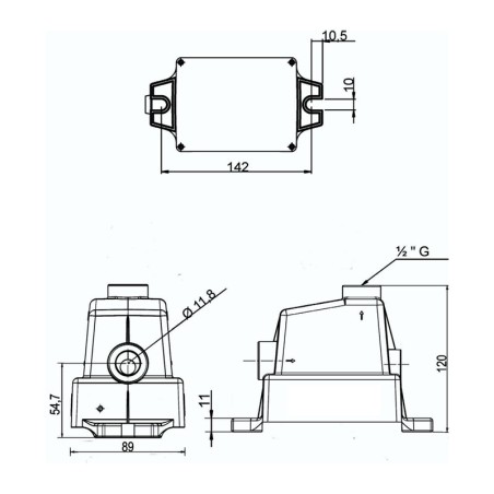 Riscaldatore Acqua RA-1011 230V 1000W