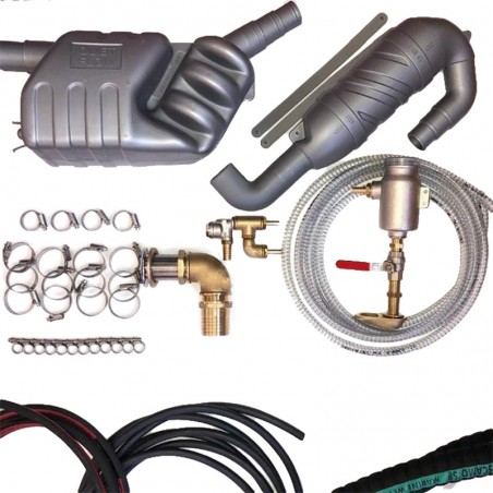 VTE PAGURO KIT INSTALLAZIONE CON SILENZIATORE PER 12500.
