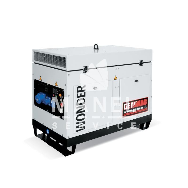 genmac wonder gas rg10000hs ng generatore 98kva gas naturale monofase