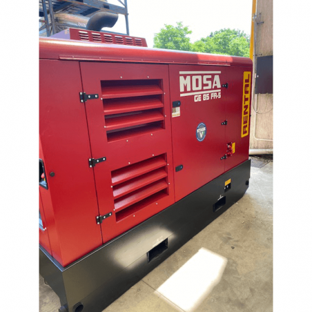 MOSA GE 85 FR-5 DGUV-B GRUPPO ELETTROGENO 92 KVA MONOFASE/TRIFASE AVR STAGE V