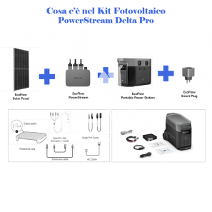 ECOFLOW POWERSTREAM DELTA PRO BALCONY SOLAR SYSTEM