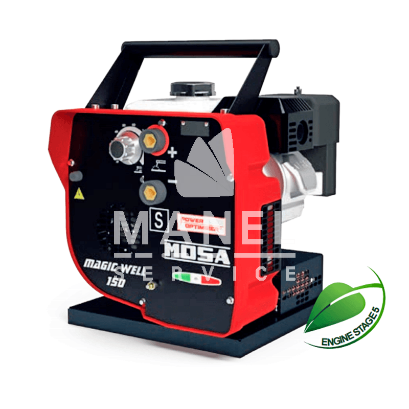 mosa magic weld 150 motor welder 150a motor honda gx200 stage v