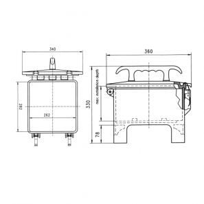 mennekes combination of sockets ip44 evergum 70025