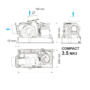 Climma Compact 3,5RC 3500 BTU | Manel Service