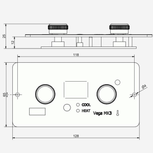 Climma Vega MK 3 Pannello di comando