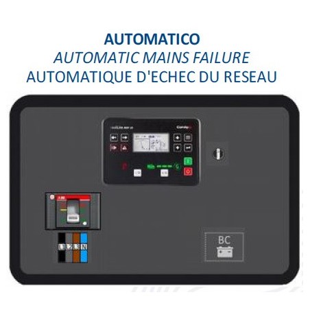 GENERATOR SINGLE-PHASE / THREE-PHASE 250KVA WITH MANUAL CONTROL PANEL STAGE V GENERATOR SINGLE-PHASE / THREE-PHASE 250KVA WITH MANUAL CONTROL PANEL STAGE V