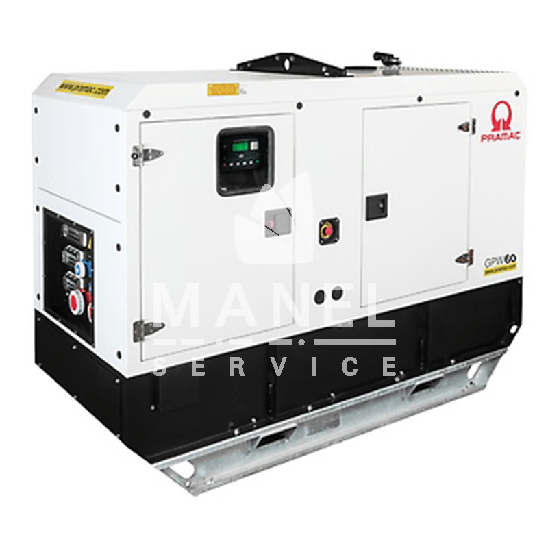 pramac gpw60 ifs5 gruppo elettrogeno silenziato 60kva monofasetrifase stagev quadro automatico 