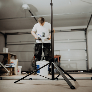 Scangrip Tripod construction lamp holder 2 m