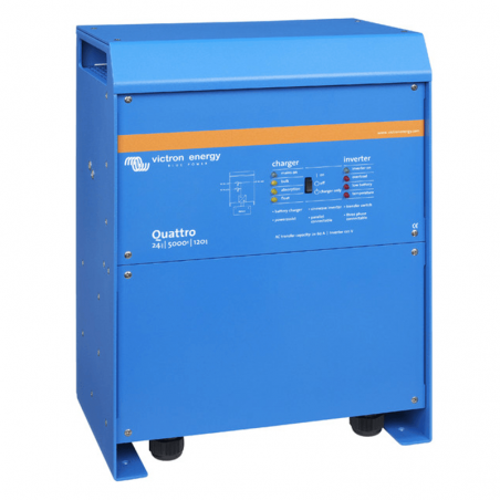 VICTRON Quattro 24/5000/120-100 Caricabatterie-Inverter 24V 2x100A