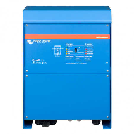 VICTRON Quattro 48/8000/110-100/100 Caricabatterie-Inverter 48V 2x100A