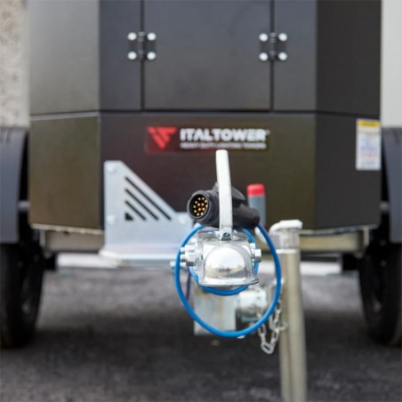 ITALTOWER MANTIS PRO01 TORRE FARO 4x320 W MULTILED CON CARRELLO OMOLOGATO E GENERATORE STAGEV