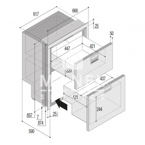 VITRIFRIGO DRW180A...