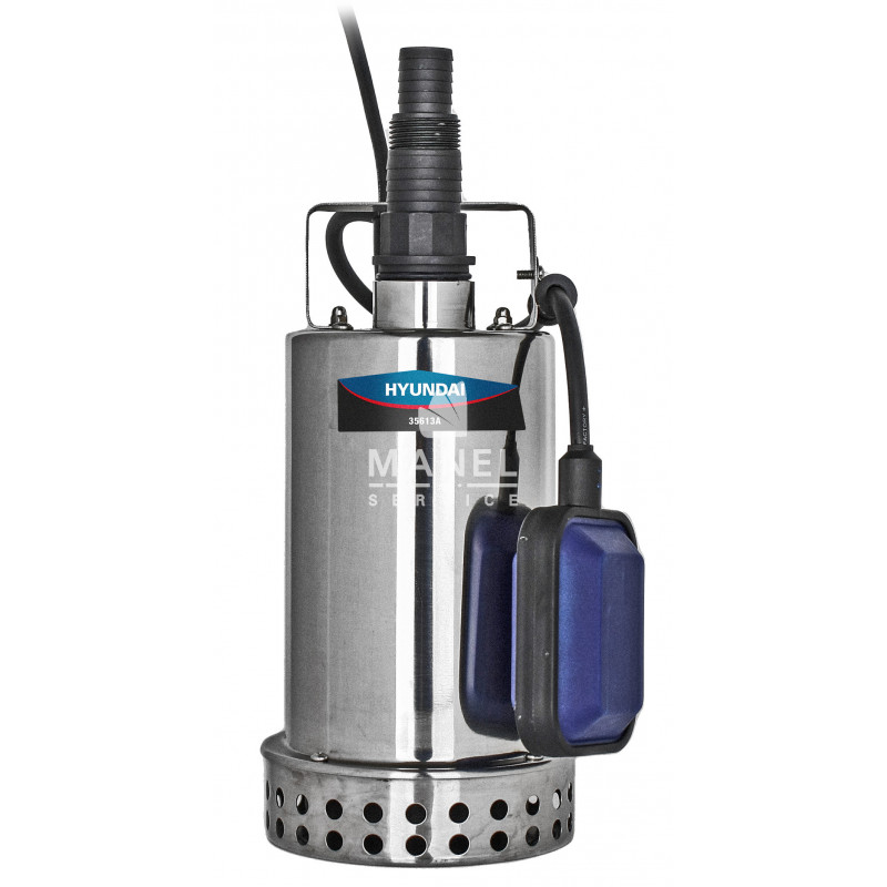 hyundai 35613 submersible electric pump inox 550 w clear and dirty water