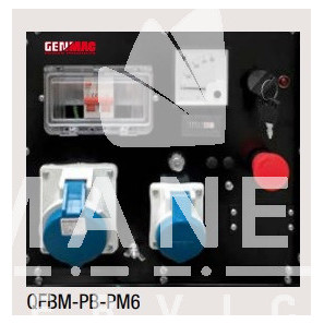 genmac combiplus rg9100keo generator 102kva