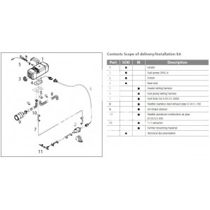 WEBASTO INSTALLATION KIT AT2000STC