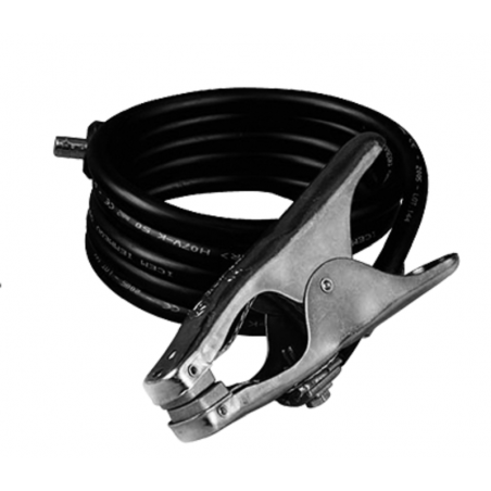HELVI GROUND CABLE WITH CLAMP 25MM2 - 50MM2 - 2M - 300 AMP
