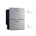VITRIFRIGO DW180OCX2RFX frigorifero a doppio Casetto