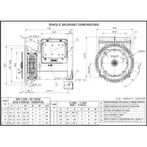 MECC ALTE ECP3-2S/4 ALTERNATORE TRIFASE AVR