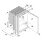 VITRIFRIGO C115iAX OCX2 STAINLESS STEEL FRIDGE-FREEZER WITH ACCUMULATION PLATE