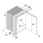 VITRIFRIGO C130LX OCX2 FRIGO-FREEZER ACCIAIO INOX