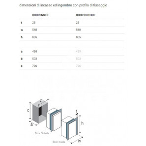 VITRIFRIGO C85iAX FRIGO-FREEZER ACCIAIO INOX CON PIASTRA AD ACCUMULO III