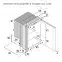 VITRIFRIGO C115iX OCX2 FRIGO-FREEZER STAINLESS STEEL I