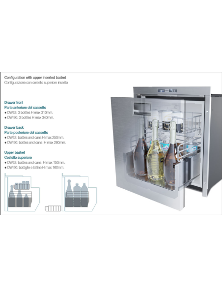 VITRIFRIGO DW62 OCX2 DRINKS configuration