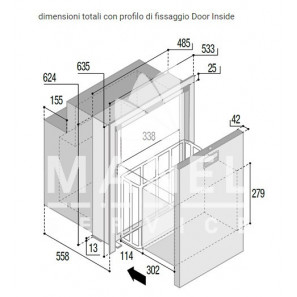 VITRIFRIGO DW90 OCX2 DRAWER FRIDGE-FREEZER I