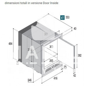 VITRIFRIGO IM XT OCX2 HYDRO Fabbricatore di ghiaccio III