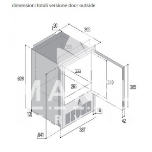 VITRIFRIGO IM CL REFILL (12Vdc) Ice Maker - Door inside II