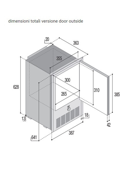 VITRIFRIGO IM CL REFILL (12Vdc) Ice Maker - Door inside II