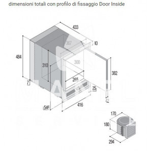 VITRIFRIGO CFR24 XL OCX2 Fridge-Freezer II