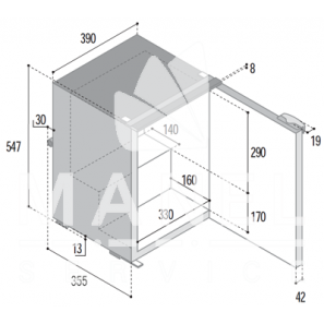 vitrifrigo c39i frigo freezer