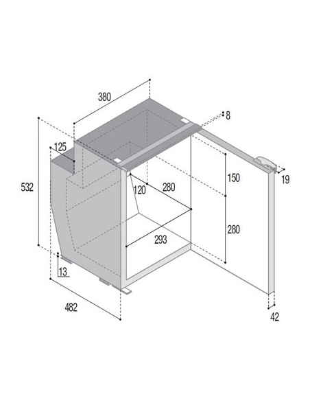 VITRIFRIGO C51i Frigo-Freezer IV