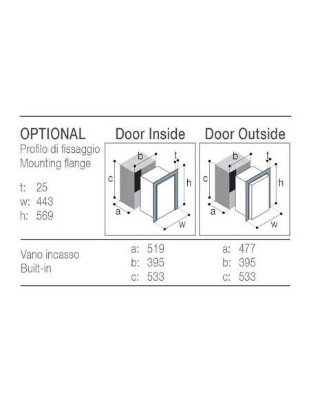 VITRIFRIGO C51i Frigo-Freezer V