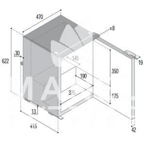 VITRIFRIGO C60iA With cold-storage plate V