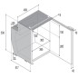 VITRIFRIGO C62I FRIGORIFERO-FREEZER AD INCASSO VITRIFRIGO C62I FRIGORIFERO-FREEZER AD INCASSO