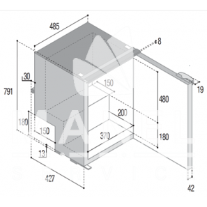 VITRIFRIGO C85i Frigo-Freezer V