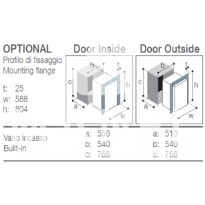 VITRIFRIGO C115iA Frigo-Freezer VI