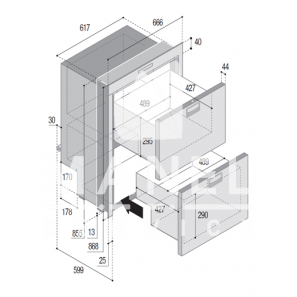 VITRIFRIGO DW180 OCX2 BTX IM III