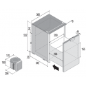 VITRIFRIGO C42DW Frigo-Freezer a Casseto V