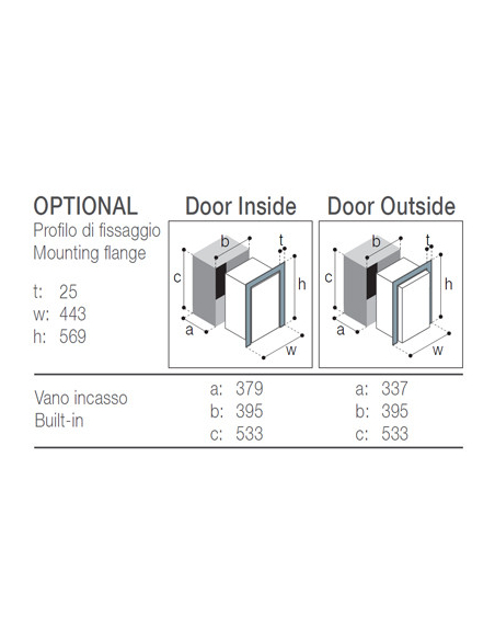 VITRIFRIGO C42DW Casseto Fridge-Freezer VI