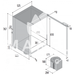 VITRIFRIGO C110BT Freezer V