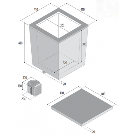 VITRIFRIGO TL37BT Congelatore a Pozzetto
