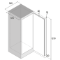 VITRIFRIGO C190MP Frigorifero freezer 190 Lt.