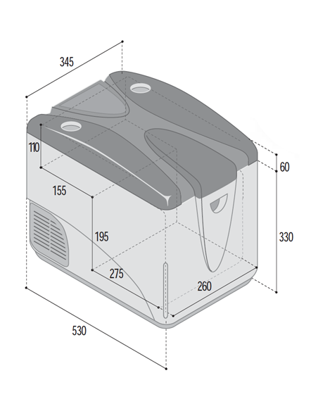 VITRIFRIGO C29M Frigo-Freezer II