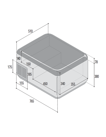 VITRIFRIGO C65L Portable Refrigerator-Freezers II