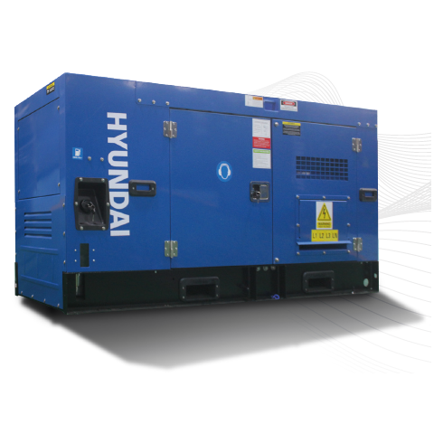 HYUNDAI GENERATOR THREE-PHASE SILENCED 40KW/50KVA STAGE II