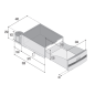 VITRIFRIGO D20A Drawer Fridge-Freezer